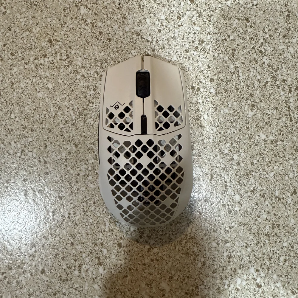 White Gaming Mouse with Cable